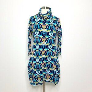 ALL FOR COLOR Dress Women Large Abstract Print